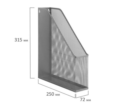 Лоток вертикальный для бумаг BRAUBERG 