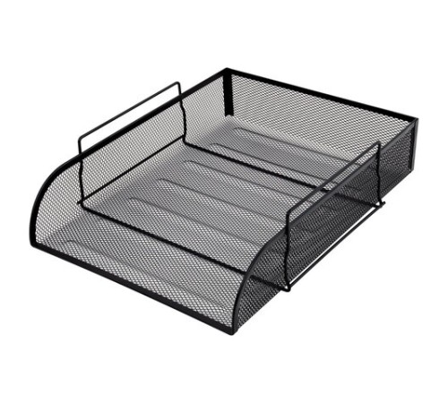 Лоток горизонтальный металлический для бумаг BRAUBERG 