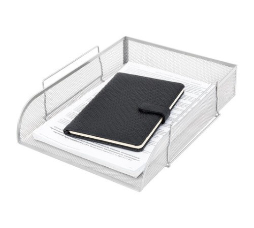 Лоток горизонтальный металлический для бумаг BRAUBERG 