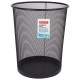 Корзина для бумаг БОЛЬШАЯ, 20 л, металлическая, черная, BRAUBERG 