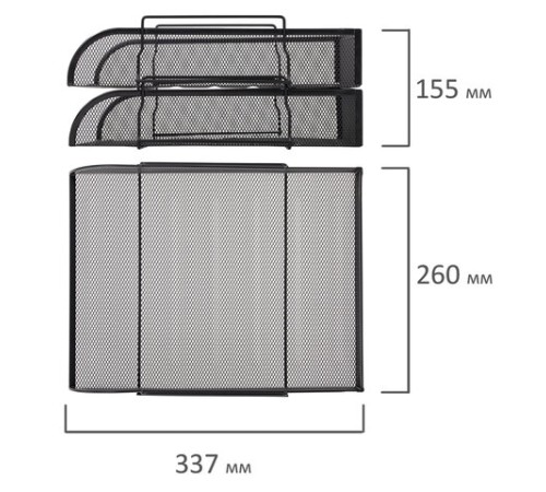 Настольный набор из металла BRAUBERG 