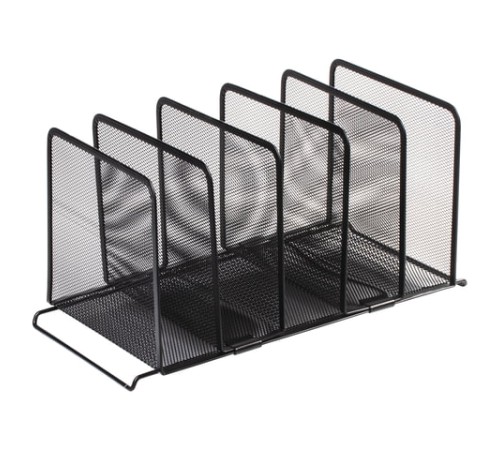 Подставка для сортировки писем и бумаг 5-ти секционная BRAUBERG 