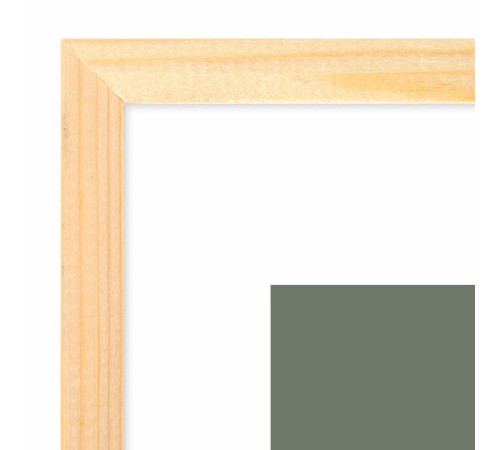 Рамка 21х30 см небьющаяся, аналог IKEA, багет 12 мм дерево, BRAUBERG "Woodray", цвет натуральный, 391360