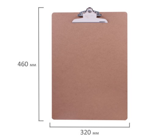 Доска-планшет БОЛЬШОГО ФОРМАТА (320х460 мм), А3, BRAUBERG 