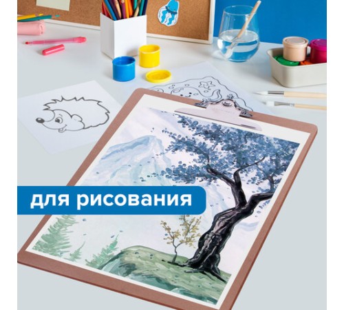 Доска-планшет БОЛЬШОГО ФОРМАТА (320х460 мм), А3, BRAUBERG 