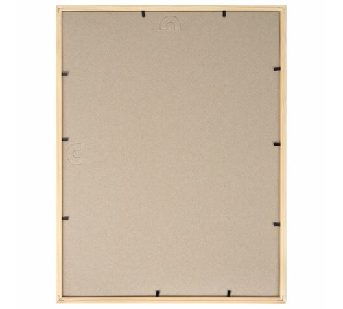 Рамка 30х40 см небьющаяся, аналог IKEA, багет 12 мм, дерево, BRAUBERG "Woodray", цвет натуральный, 391361