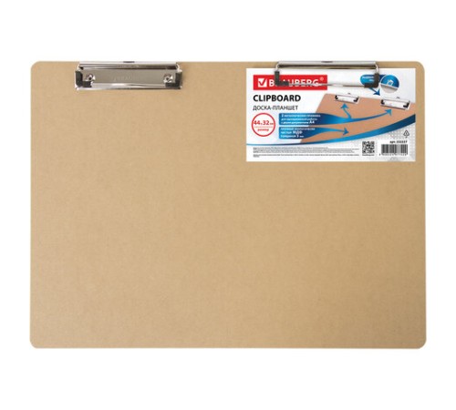 Доска-планшет БОЛЬШОГО ФОРМАТА (440х320 мм), А3, BRAUBERG 