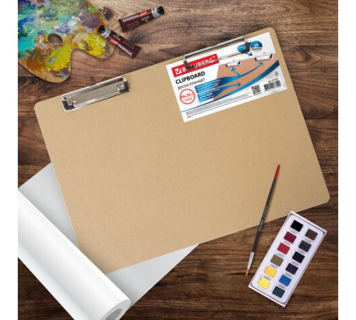 Доска-планшет БОЛЬШОГО ФОРМАТА (440х320 мм), А3, BRAUBERG 