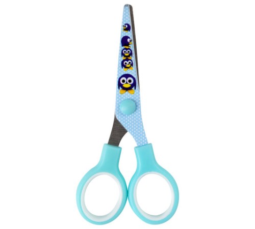 Ножницы 130 мм с цветной печатью 