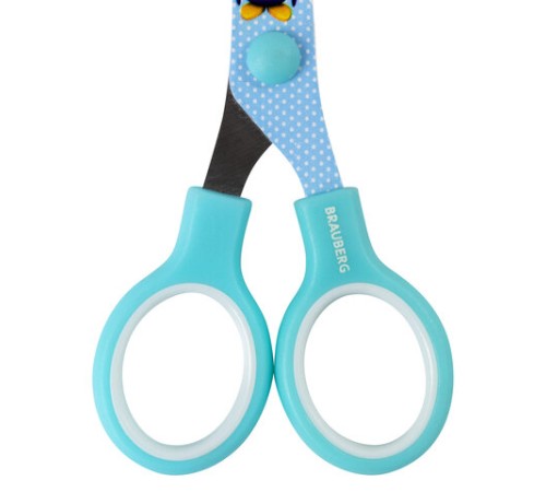 Ножницы 130 мм с цветной печатью 