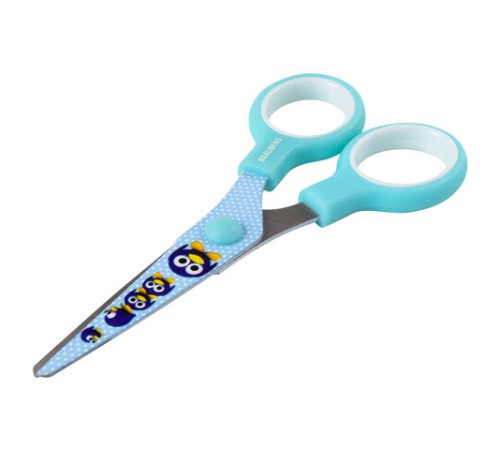 Ножницы 130 мм с цветной печатью 