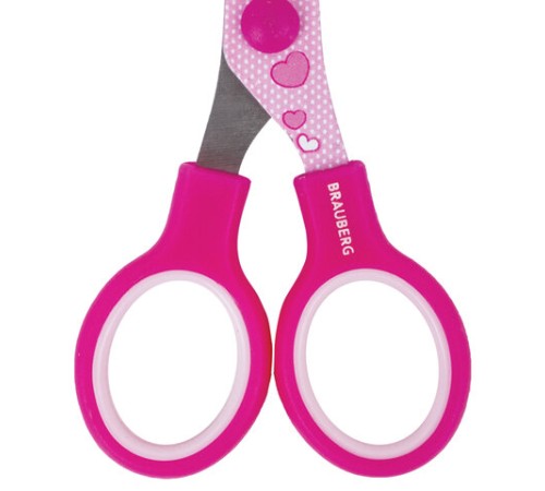 Ножницы 130 мм с цветной печатью 