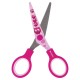 Ножницы 130 мм с цветной печатью 
