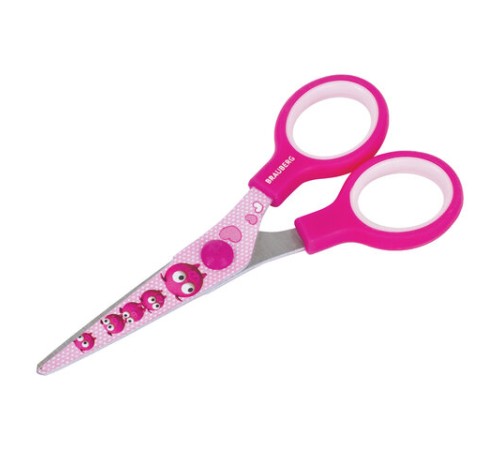 Ножницы 130 мм с цветной печатью 