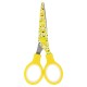 Ножницы 130 мм с цветной печатью 