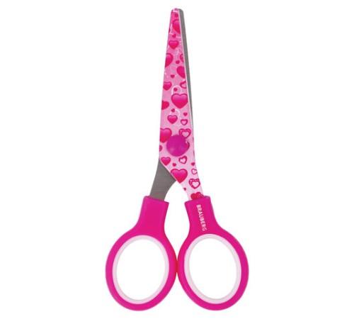 Ножницы 130 мм с цветной печатью 