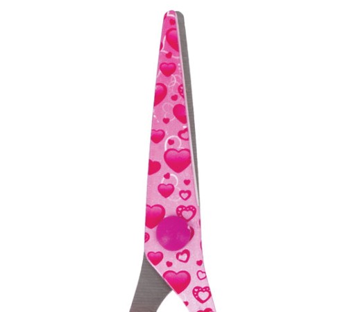 Ножницы 130 мм с цветной печатью 