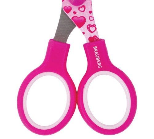 Ножницы 130 мм с цветной печатью 