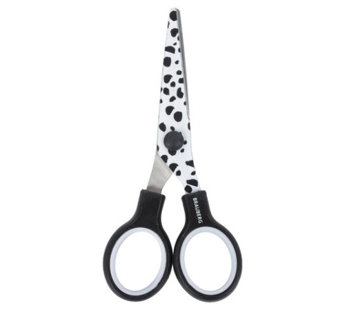 Ножницы 130 мм с цветной печатью 