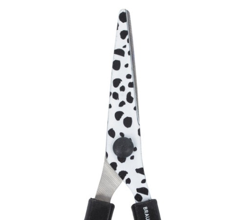 Ножницы 130 мм с цветной печатью 