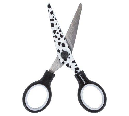 Ножницы 130 мм с цветной печатью 