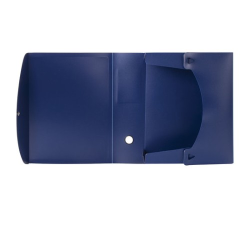 Короб архивный (330х245 мм), 100 мм, пластик, разборный, до 900 листов, синий, 0,9 мм, BRAUBERG 