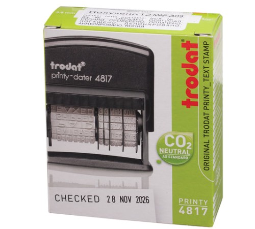 Датер-мини месяц буквами, 