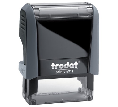 Оснастка для штампа, размер оттиска 38х14 мм, синий, TRODAT 4911 P4, подушка в комплекте, 52869