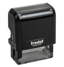 Оснастка для штампа, размер оттиска 47х18 мм, синий, TRODAT 4912 P4, подушка в комплекте, 52877