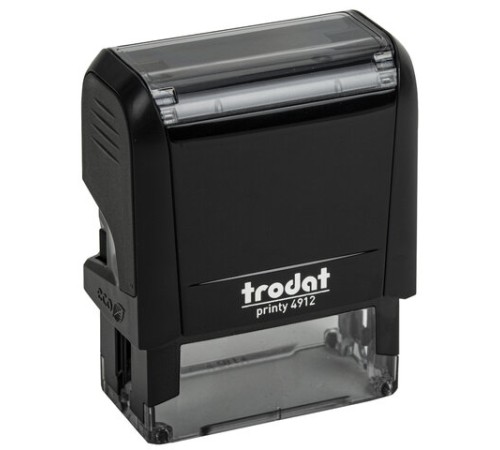Оснастка для штампа, размер оттиска 47х18 мм, синий, TRODAT 4912 P4, подушка в комплекте, 52877