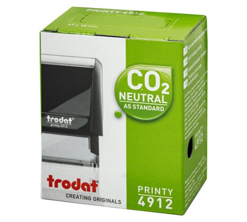 Оснастка для штампа, размер оттиска 47х18 мм, синий, TRODAT 4912 P4, подушка в комплекте, 52877