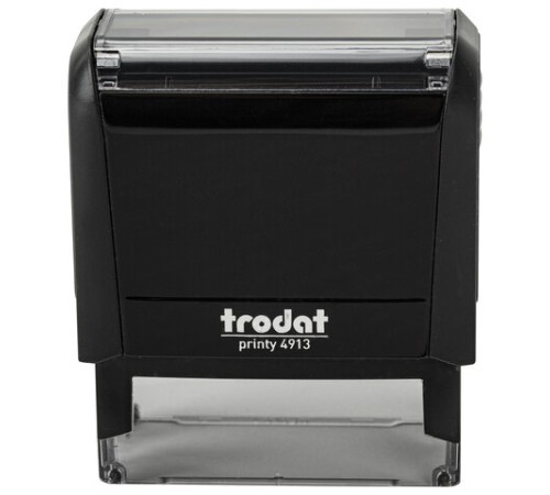 Оснастка для штампа, размер оттиска 58х22 мм, синий, TRODAT 4913 P4, подушка в комплекте, 52887