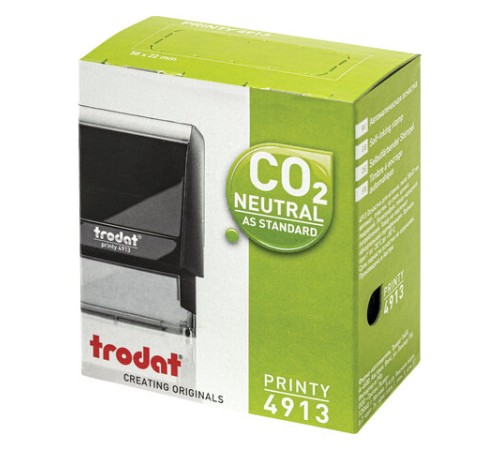 Оснастка для штампа, размер оттиска 58х22 мм, синий, TRODAT 4913 P4, подушка в комплекте, 52887