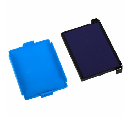 Штамп самонаборный 8-строчный, оттиск 75х38 мм, синий без рамки, TRODAT 4926/DB, КАССЫ В КОМПЛЕКТЕ, 53604