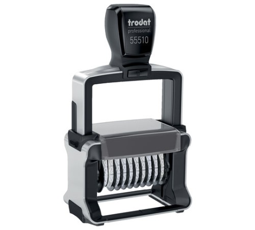 Нумератор металлический 10-разрядный, оттиск 47х5 мм, синий, TRODAT 55510, 75878