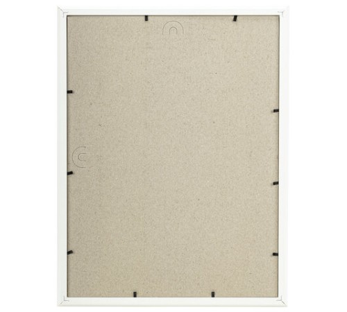 Рамка 30х40 см небьющаяся, аналог IKEA, багет 21 мм, МДФ, BRAUBERG "Idea", белая, 391372
