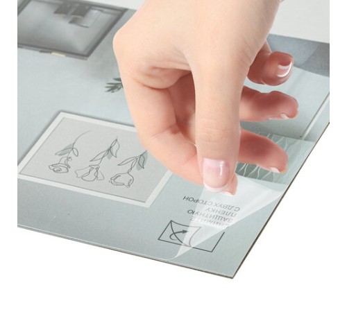 Рамка 30х40 см небьющаяся, аналог IKEA, багет 21 мм, МДФ, BRAUBERG "Idea", белая, 391372
