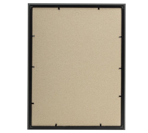 Рамка 30х40 см небьющаяся, аналог IKEA, багет 21 мм, МДФ, BRAUBERG "Idea", черная, 391373