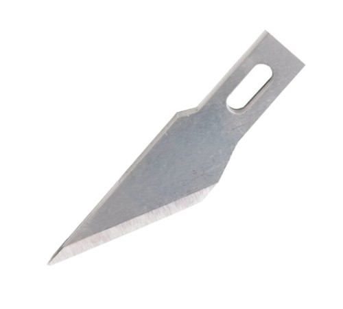 Лезвия для макетных ножей (скальпелей) 8 мм BRAUBERG, КОМПЛЕКТ 5 шт., блистер, 236636