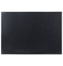 Коврик-подкладка настольный для письма (590х380 мм), с прозрачным карманом, черный, BRAUBERG, 236774