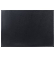 Коврик-подкладка настольный для письма (650х450 мм), с прозрачным карманом, черный, BRAUBERG, 236775