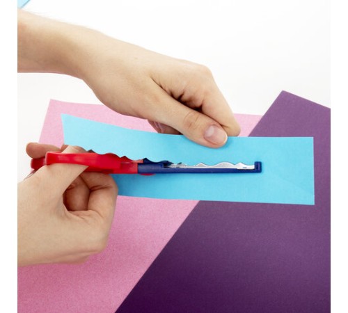 Ножницы ОСТРОВ СОКРОВИЩ, 165 мм, 5 сменных фигурных лезвий, в блистере, 236782