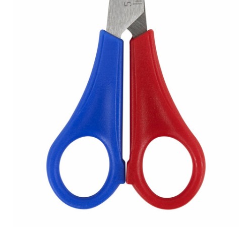 Ножницы ПИФАГОР, 130 мм, для левши, с линейкой, в картонной упаковке с европодвесом, 236784