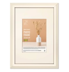 Рамка 21х30 см с паспарту 13х18 см, небьющаяся, аналог IKEA, багет 26 мм, МДФ, BRAUBERG 