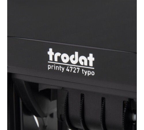 Датер самонаборный 6 строк+дата, оттиск 60х40 мм, синий, TRODAT 4727 Bank, КАССЫ В КОМПЛЕКТЕ, 188551