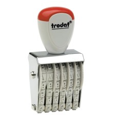 Нумератор ручной ленточный, 6 разрядов, оттиск 27х4 мм, TRODAT 1556, 54886