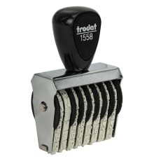 Нумератор ручной ленточный, 8 разрядов, оттиск 38х5 мм, TRODAT 1558, 86111