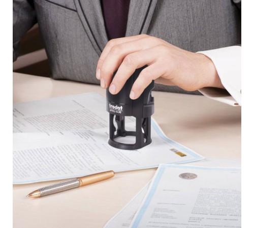 Оснастка для печатей, оттиск D=30 мм, синий, TRODAT 4630 PRINTY 4.0, подушка в комплекте, 80357