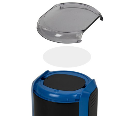 Оснастка для печатей, оттиск D=42 мм, синий, TRODAT 4642 PRINTY 4.0, корпус синий, крышка, подушка, 66584