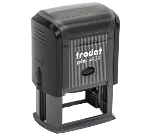 Оснастка для штампа, размер оттиска 50х30 мм, синий, TRODAT 4929, подушка в комплекте, 53063